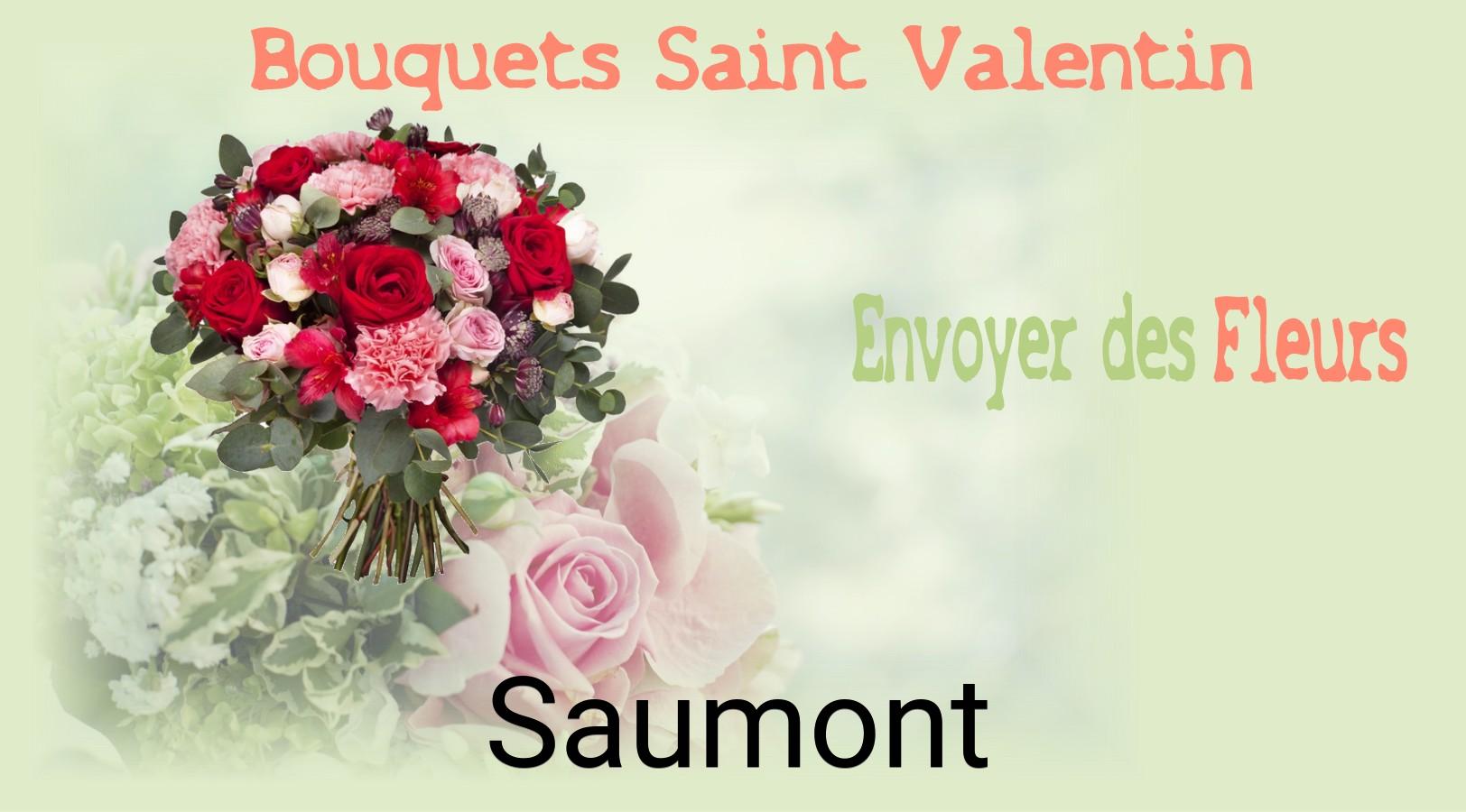 Roses de Saint-Valentin livrées à Saumont